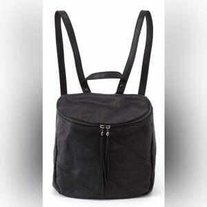 HOBO River Black Leather Backpack